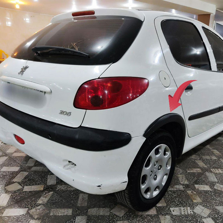 زه گلگیر صنعت سازان مدل peugeot206 مناسب برای خودرو ۲۰۶