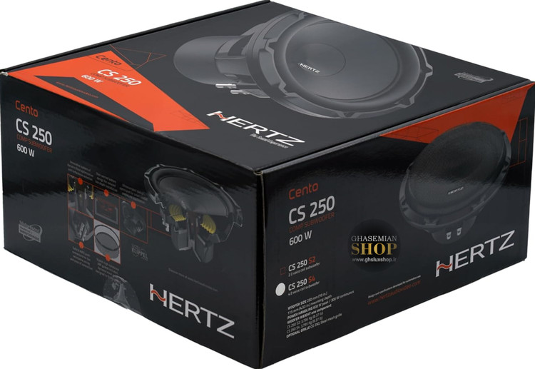 HERTZ CS250 S4 ساب ووفر هرتز سایز 10 (25 سانتی متری)