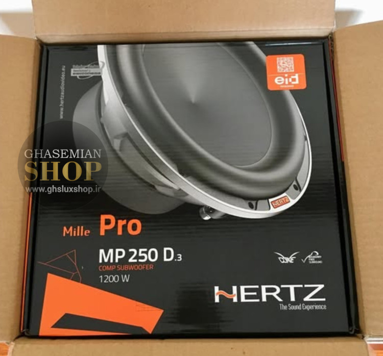 HERTZ MP250D4.3 ساب ووفر هرتز سایز 10 (25 سانتی متری)