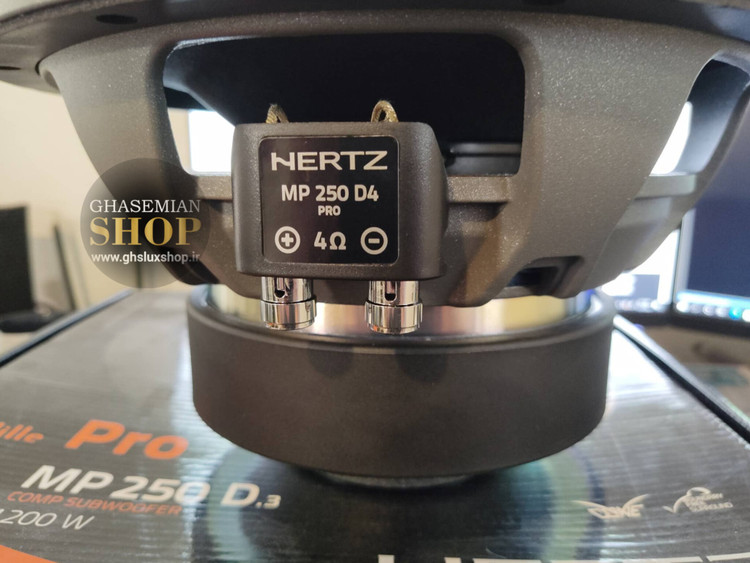 HERTZ MP250D4.3 ساب ووفر هرتز سایز 10 (25 سانتی متری)